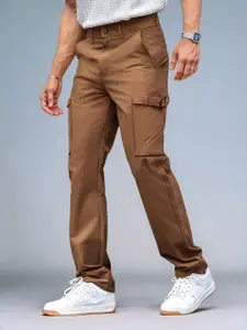 Maniac Men Cotton Mid-Rise Cargos