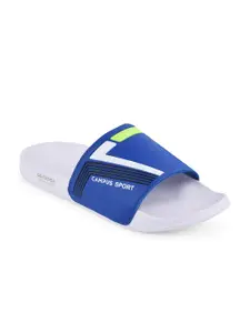 Campus Men Striped Sliders