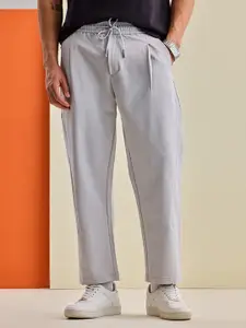 Snitch Men Baggy Mid-Rise Wide Leg Trouser