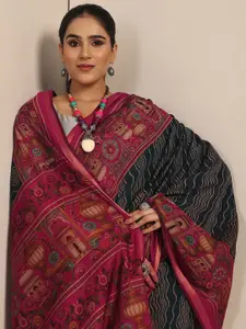 Libas Leheriya Zari Saree