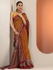 Libas Leheriya Zari Saree