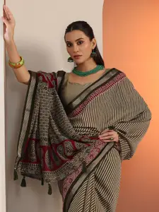 Libas Leheriya Zari Saree
