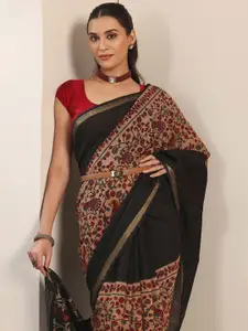 Libas Floral Zari Saree
