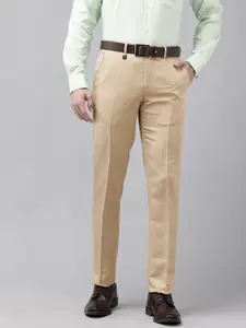 Van Heusen Men Skinny Fit Formal Trousers