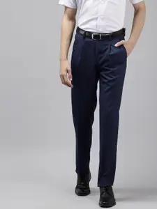Van Heusen Men Pleated Trousers