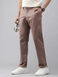 Van Heusen Men Micro Ditsy Printed Comfort Fit Chinos Trousers