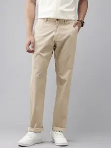 Van Heusen Men Micro Ditsy Printed Comfort Fit Chinos Trousers