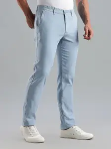 Thomas Scott Men Smart Easy Wash Mid-Rise Trousers