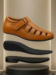 Bxxy Men Hidden Height Increasing Shoe-Style Sandals