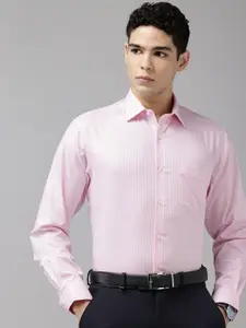 Van Heusen Custom Striped Pure Cotton Formal Shirt
