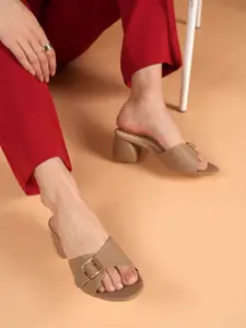 Lavie Block Heel Sandals with Buckles