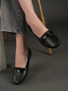 CORSICA Open Toe Flats with Buckles