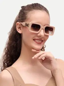 HAMILTANO WINSTON Women Pink Full Rim Wayfarer Full Rim Sunglasses with UV Protected Lens