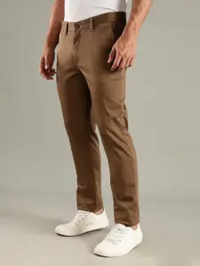 Thomas Scott Men Smart Straight Fit Mid-Rise Chinos Trouser