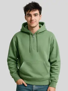 Maniac Men Cotton Fleece Hooded Neck Full Sleeve  Pullover Sweatshirt