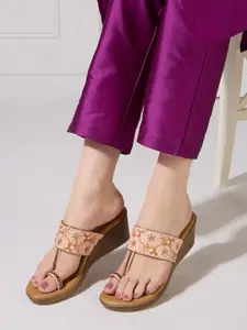 Inc 5 Women Ethnic Wedge Sandals