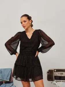 STREET 9 Women Floral Printed A-Line Dress