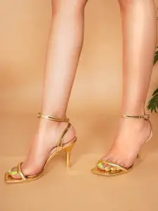 JM Looks Slim Heeled Sandals