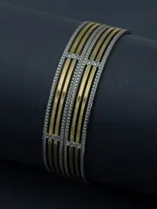 Opal Touch Set Of 2 Gold-Plated Bangles