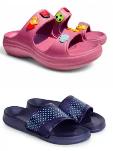 FABBMATE Women Open Toe Flats