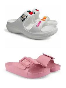 FABBMATE Women One Toe Flats with Bows