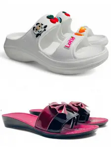 FABBMATE Women Self Design Flip-Flops