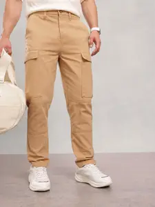 Nautica Men Smart Pure Cotton Cargos Trousers