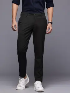 Louis Philippe Ath.Work Men Comfy Tapered Fit Smart Casual Chinos Trousers