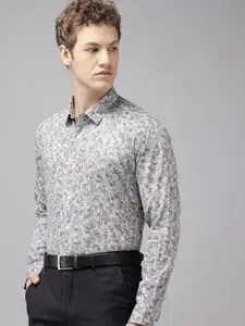 Van Heusen Pure Cotton Slim Fit Printed Formal Shirt