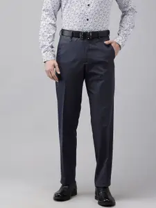 Van Heusen Men Custom Fit Formal Trousers