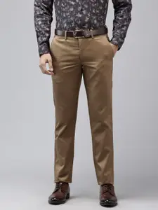 Van Heusen Men Slim Fit Formal Trousers