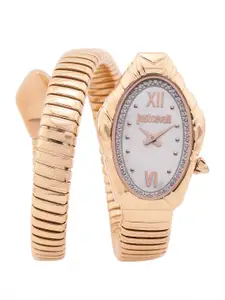 Just Cavalli Women Embellished Dial Analogue Watch JC1L357M0045