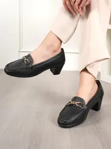 DressBerry Women Block Heeled Pumps