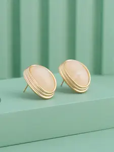 Kushal's Fashion Jewellery Gold-Plated Studs