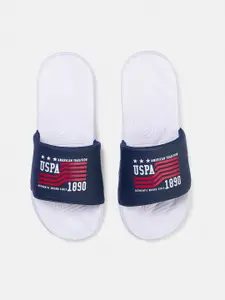 U.S. Polo Assn. Men Printed Sliders Flip Flops