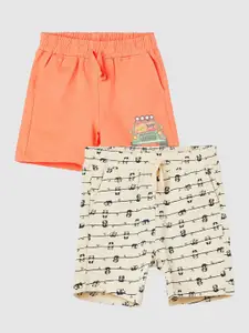 Juniors by Lifestyle Boys Pack of 2 Printed Shorts