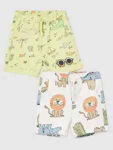 Juniors by Lifestyle Boys Pack of 2 Printed Shorts