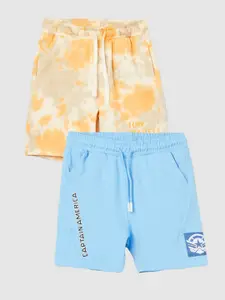Fame Forever by Lifestyle Boys Pack of 2 Printed Cotton Shorts
