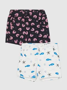 Juniors by Lifestyle Girls Pack of 2 Printed Shorts