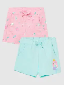 Juniors by Lifestyle Girls Pack of 2 Printed Shorts