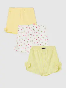 Juniors by Lifestyle Girls Pack of 3 Printed Shorts