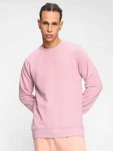 The Roadster Lifestyle Co. Round Neck Full Sleeve Knitted Sweatshirt