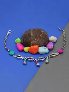 Gurjari Jewellers Women Oxidised Charm Bracelet