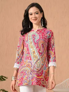 Anouk Rustic Women Paisley Printed Straight Kurti