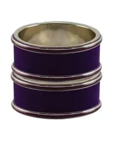 Vidhya Kangan Purple Stainless Steel Bangles
