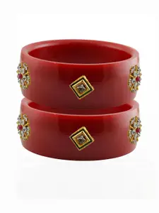 Vidhya Kangan Women Red Bangle