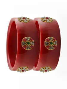 Vidhya Kangan Red Plastic Bangles