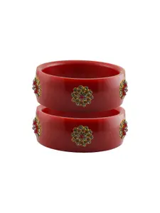 Vidhya Kangan Multi-Coloured Brass Bangles