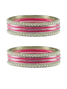 Vidhya Kangan Pink Stainless Steel Bangles