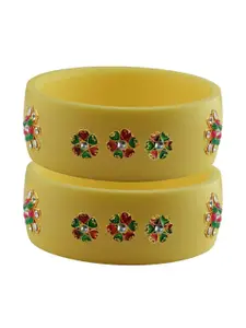 Vidhya Kangan Multi-Coloured Brass Bangles